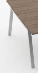 Л-образный металлический каркас с траверсами Deka 74.145.18 К Металлик матовый муар