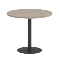 Стол журнальный круглый ХОМЕ ОФФИCЕ ВР.СП-5-90.1 Дуб Аттик/Антрацит металл / HOME OFFICE VR.SP-5-90.1