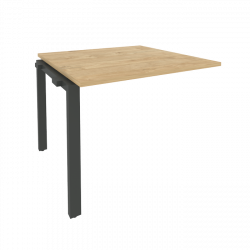 Проходной наборный элемент переговорного стола ОНИКС О.МП-НПРГ-1 Тиквуд Светлый/Антрацит / ONIX O.MP-NPRG-1