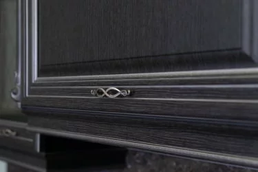 Угловой кухонный гарнитур 2400 Италия №02 Черный Дуб темный