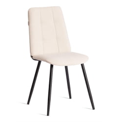 Металлический стул Asti TREND, велюр, молочный/черный, 4, 47х54х86 см