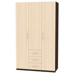 Шкаф распашный R-230х135х60-3(Венге-ДМ)