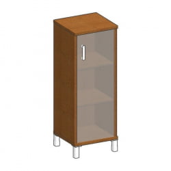 Стеллаж стекло тонированное В421.8 L Орех Даллас