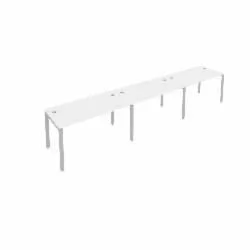 Рабочая станция на 3 раб.места Metal System Б.СМ-3.3 Белый/Серый