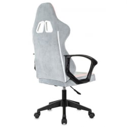 Кресло компьютерное BRABIX Forcer GM-127, 2 подушки, ткань, розовое/серое