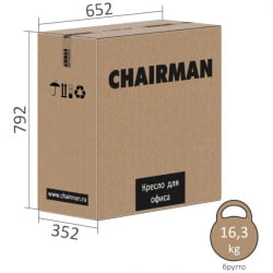 Кресло руководителя CHAIRMAN Хоме 668 (ЛТ) Темно-Бежевый / Home (LT)
