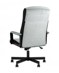 Кресло руководителя TopChairs ST-DOMINGO Серо-голубой