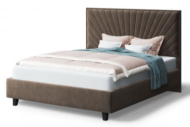 Кровать Леона, 2000x1600мм, коричневый