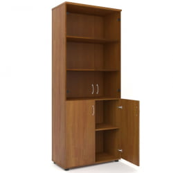 Шкаф для документов с тонированным стеклом Р.Ш-2СТ Крафт белый