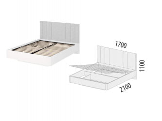 Кровать двуспальная Николь 901.21