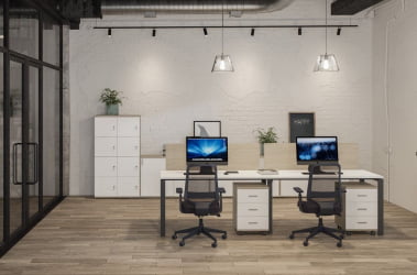 Мебель для офиса Sigma №8 Белый Дуб светлый