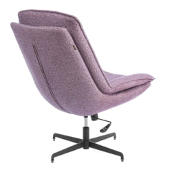 Кресло лаунж Cosmo велюр/букле, VT shape wood rose