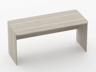 Стол прямой Glassy 1.10.16 Дуб сантана светлый