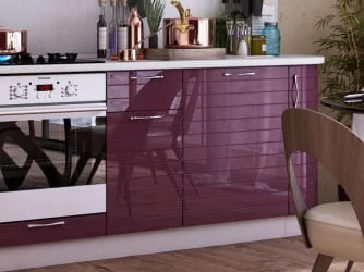 Кухонный гарнитур Анастасия №8 Белый Ежевика