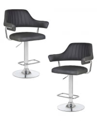 Стул барный DOBRIN CHARLY (серый) 2 шт