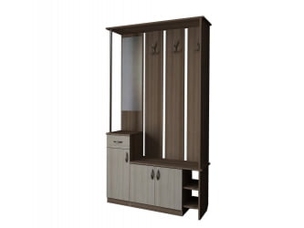 Прихожая Норд 2 Ясень шимо темный/ясень шимо светлый