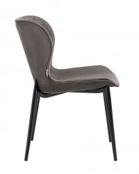 Стул Гамми велюр Темно-серый