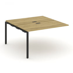 Двойной наборный элемент рабочей станции CONCEPT CN.DNRS-003 Дуб Винченцо Черный