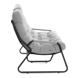 Диван прямой Ergo/Эрго рогожка, серо-бежевый, 3M 16/2