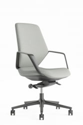 Кресло Дэвос-М СТАР-C-М Светло-серый/Металл Черный / Davos-M STAR-C-M