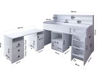 Кровать чердак Малыш-5 Винтерберг