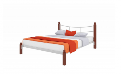 Кровать София Lux 1600х1900 Белая