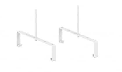 Держатель кабель-канала широкого и экранов (2 шт.) Sigma МК.ДКЭ.002.WH Белый