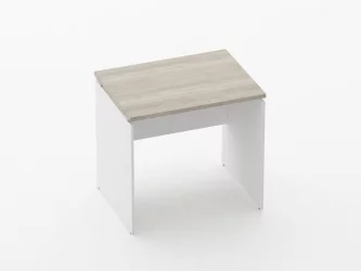 Стол прямой Deka ЛДСП каркас 75.06.08 Дуб Сантана светлый/Белый