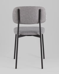 Стул Майло рогожка серый