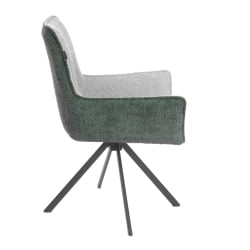 Стул Murano/Мурано опора 360, букле, изумруд-опал (Betsy)