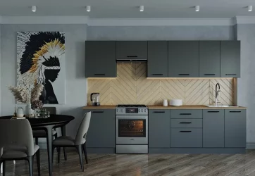 Кухня под заказ Антрацит 3000