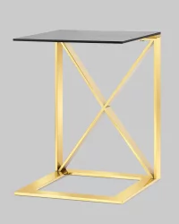 Журнальный стол КРОСС 40x40 Золото