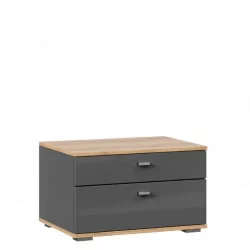 Тумба прикроватная Фиджи ЛД 659.060.000 Дуб Золотой Антрацит