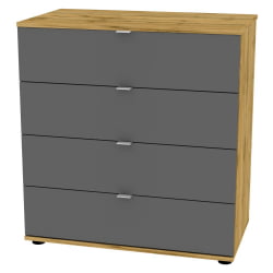 Комод Алиса(К1)856х801х459сторцевойручкой(ДВ-Графит) / Алиса(K1)856х801х459сторцевойручкой(ДВ-Графит)