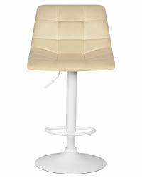 Стул барный DOBRIN TAILOR WHITE (бежевый велюр (MJ9-10))