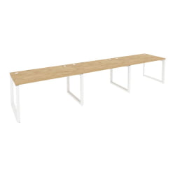 Рабочая станция на О-образном м/к ONIX O.MO-RS-3.3.8 Тиквуд Светлый/Белый