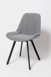 Стул для гостиной К 21 black Серый (РС 26\ч)