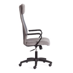 Кресло PROFIT (мп) PROFIT (мп) флок/ткань, серый, 29/W-12