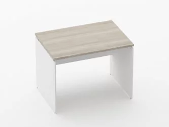 Стол прямой Deka ЛДСП каркас 75.07.10 Дуб Сантана светлый/Белый