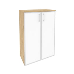 Шкаф средний широкий ONIX O.ST-2.4R white Тиквуд Светлый