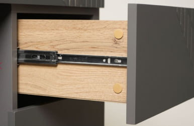 Туалетный столик Монако 902.06 Дуб Вотан Оникс Графит