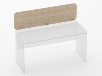 Экран разделительный прямой Glassy 5.14.14 Орех