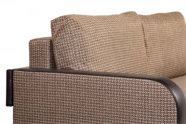 Диван с металлическими ножками Юпитер 2 Ратибор темный