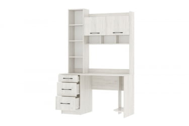 Компьютерный стол ПКС-5 ЛДСП дуб крафт белый