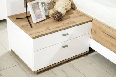 Тумба прикроватная Фиджи ЛД 659.060.000 Дуб Золотой Белый