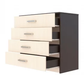 Комод КМ-021 Дуб молочный/венге