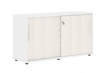 Шкаф с дверьми-купе EDIS ELC 1343 Ясень Траун Белый Белый