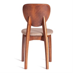 Стул ДИАМАНТЕ мягкое сидение бук, 42кс42кс85см, коричневый, ткань Тенерифе Моcко / DIAMANTE 42x42x85см, Tenerife Mocco