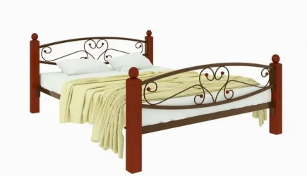 Кровать Каролина Lux plus 1800х1900 Коричневая