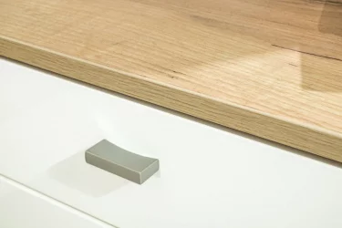 Кровать двуспальная 1600 с тумбами Фиджи 015 Дуб Золотой Белый